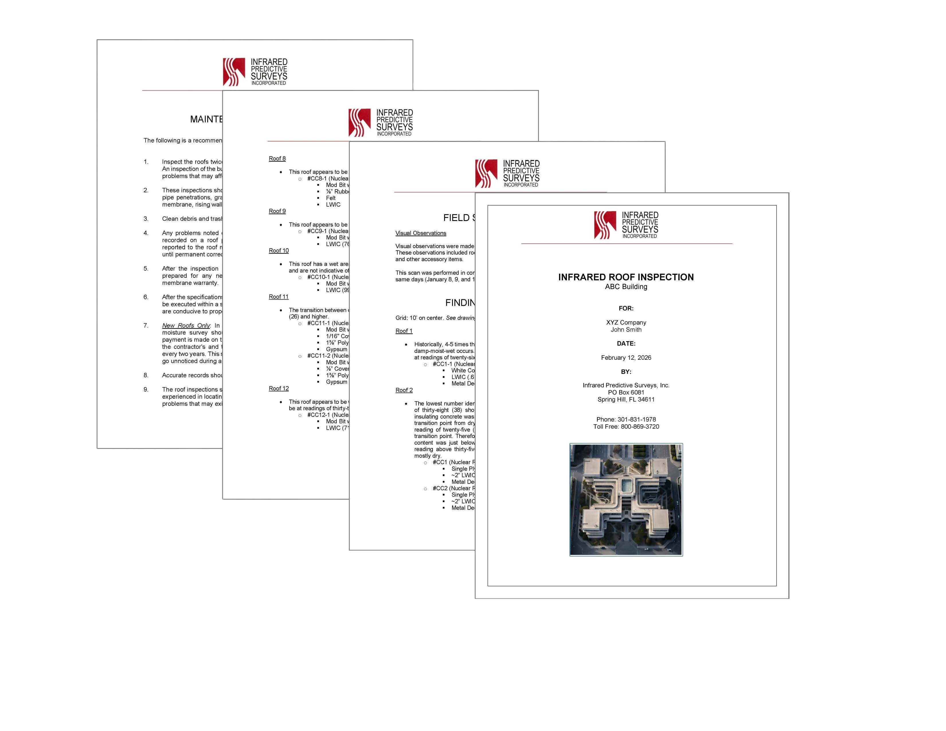 Infrared PSI inspection report sample