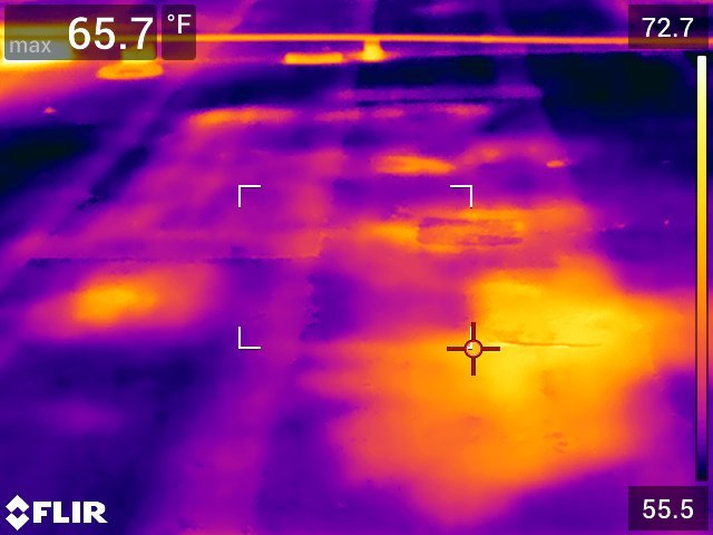 Roof moisture survey