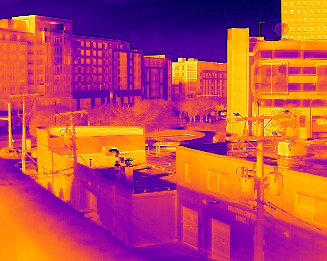 Aerial drone thermal inspection